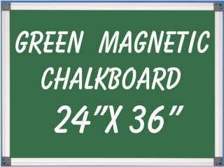 Aluminum Green Magnetic Chalkboard Menu Sign 24x36 pr  