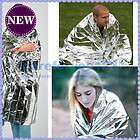 piece emergency survival blanket silver solar rescue thermal lot