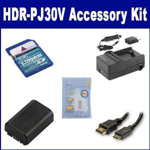  Sony HDR PJ30V Camcorder Accessory Kit includes SDM 109 