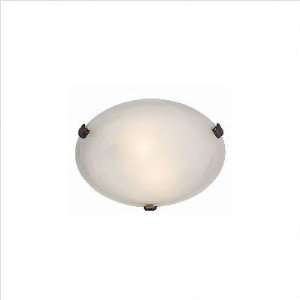   / 23020 / 23021 Mona Flush Mount with Alabaster Glass Toys & Games