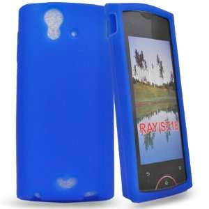 com Mobile Palace  Blue silicone case cover for sony ericsson xperia 
