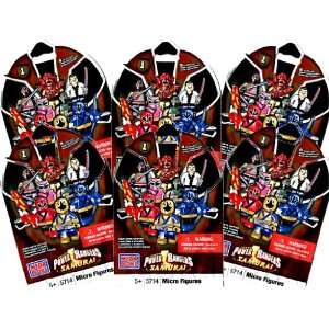  6 Packs   Power Rangers Samurai Mega Bloks Item #5714 
