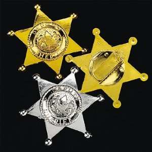    PLASTIC DEPUTY SHERIFF BADGE (6 DOZEN)   BULK Toys & Games