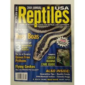  Reptiles USA 2004 Annual Phillip Samuelson Books