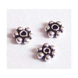   Bali Sterling Silver Daisy Spacer Beads 3.5mm Arts, Crafts & Sewing