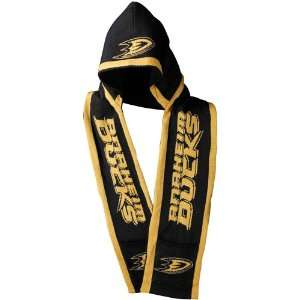  Anaheim Ducks Knit Hooded Scarf With Pockets Sports 
