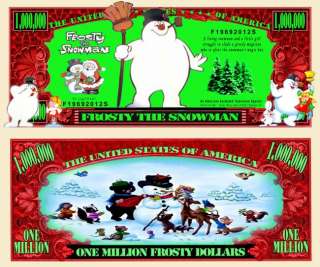 OUR FROSTY THE SNOWMAN DOLLAR BILL (2/$1.00)  