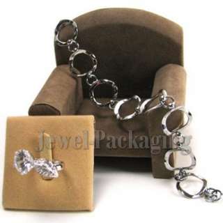 Mini Beige Ring Armchair Jewellery Display Retail Riser  