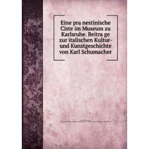   fuÌ?r Altertums  und VoÌ?lkerkunde in Karlsruhe Schumacher Books