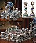 Dragons Keep Chess Set  Franklin Mint  Mint In Box