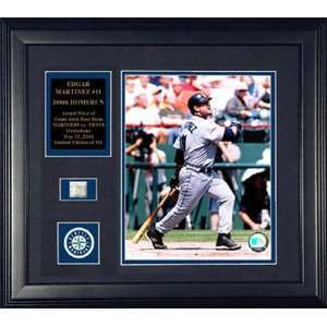   Home Run   Framed Game Used Base with Photograph