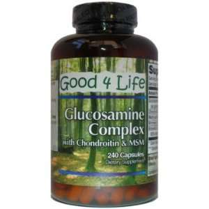  Glucosamine, Chondroitin & MSM Complex (240 caps) Health 