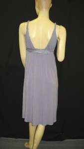 NWT TUFI DUEK Purple Jersey Knit Chiara Dress M $396  