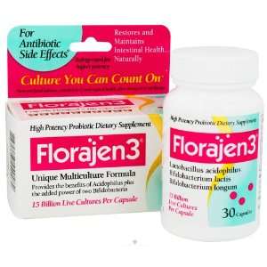  Florajen3 Probiotic Dietary Supplement (30 Capsules 
