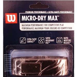   Micro Dry Max Replacement Tennis Grip Color Silver