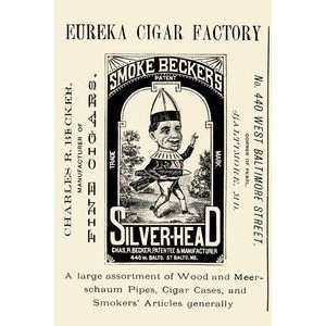  Eureka Factory Cigar   Paper Poster (18.75 x 28.5) Sports 