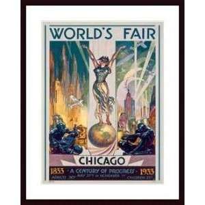   Fair 1933   Artist G.C. Sheffer  Poster Size 31 X 23