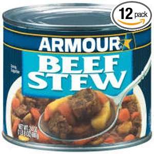 Armour Entree Armour Beef Stew, 10.5 Ounce Easy Open Cans (Pack of 12)