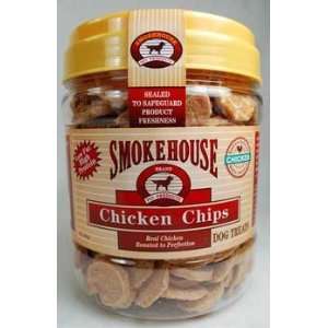  Smokehouse Chicken Chips Dog Treat Small Tub 1 lb Pet 