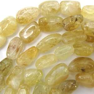  9 14mm citrine nugget beads 16 strand