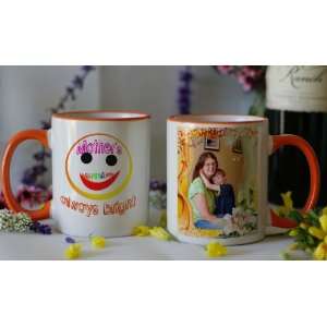 Mother Smile Always Bright  Personalized Mugs/custom Mug of Mothers 