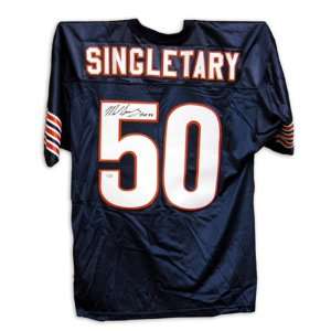  Autographed Mike Singletary Jersey   with HOF 98 