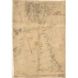  Civil War Map Map of vicinity of Winchester & Kernstown 