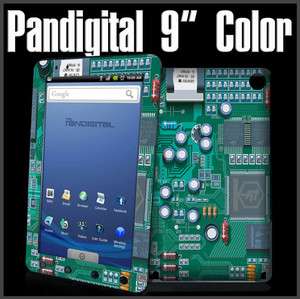 Pandigital Novel R90L200 Skin 9 Color Multimedia eReader Tablet Decal 