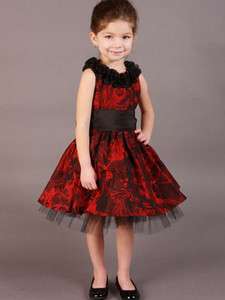 Mulberribush Red & Black Holiday & Special Occasion Dress 2011 Sizes 4 
