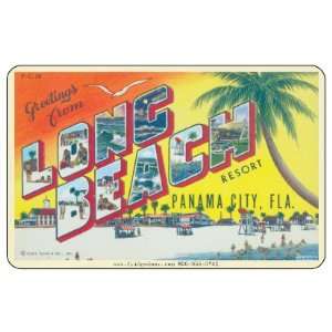     Greetings From Long Beach Resourt FL   Car Magnet Automotive