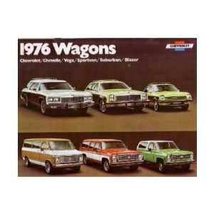    1976 CHEVORLET STATION WAGON Sales Brochure Book Automotive