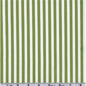  45 Wide Michael Miller Clown Stripe Green Apple Fabric 