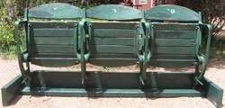 AUTHENTIC 1930S SET OF 3 WRIGLEY FIELD STADIUM SEATS CHICAGO CUBS 