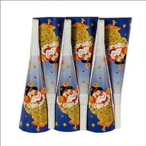  8 Count Party Horn Birthday Clown8 Inch Horns Case Pack 