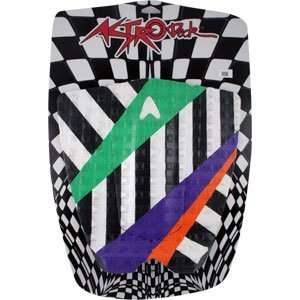  Astrodeck 008 ADeck Traction Pad  Black/White Sports 