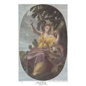  Muse No. II Eustache Le Sueur. 9.13 inches by 14.38 