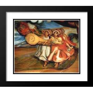  Siqueiros Framed and Double Matted Art 31x37 Safety Of 