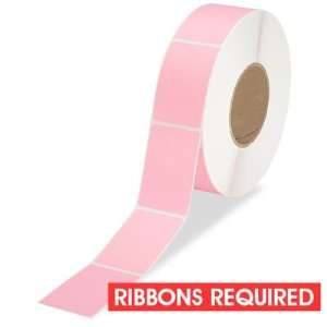  2 x 3 Pink Industrial Thermal Transfer Labels Office 