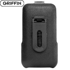 ELAN CLIP iPhone 3G 3GS Black Leather Case GRIFFIN NEW  