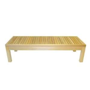   Red Cedar Coffee Table Size 47.25, Finish Outdoor Use Lacquer Baby