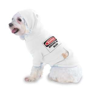   BUST Hooded (Hoody) T Shirt with pocket for your Dog or Cat SMALL