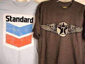 CLG Vintage texaco standard t shirt pick style size NEW  