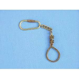  Brass Tarbuck Knot Key Chain 5     Nautical Decorative 