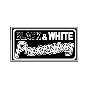  Black White Processing Backlit Sign 15 x 30