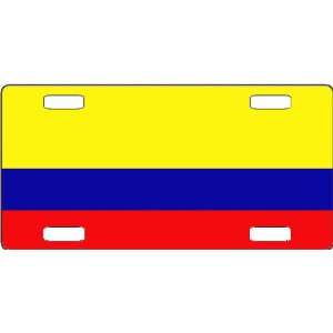 Colombia Flag Vanity License Plate