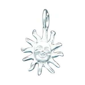  Sterling Silver Sun Charm Jewelry
