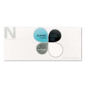   Mead Classic Linen Business Envelopes, #10, 24lb Bond, Natural White