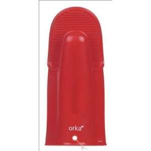 ORKA Silicone Oven Mitt   11 Red by ISI North America  