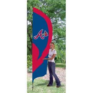  Atlanta Braves Tall Team Flag w/ Pole Patio, Lawn 