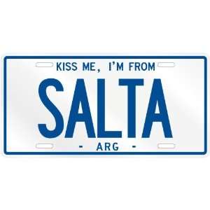   AM FROM SALTA  ARGENTINA LICENSE PLATE SIGN CITY